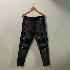 Mix Limited - Black Distressed Jeans